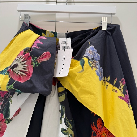 Oscar de la Renta Floral Print Tie Skort - Size 14 - Picture 8 of 14